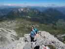 Sabine zwischen Großem Pleißlingkeil und Oberer Pleißlingalm (22. Aug.)