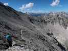 Sabine zwischen Großem Pleißlingkeil und Oberer Pleißlingalm (22. Aug.)