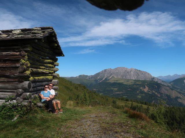 Sabine und ich auf der Rauter Alm