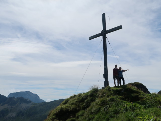 Ich und Sabine auf der Schulterhöhe, 2.424 m
