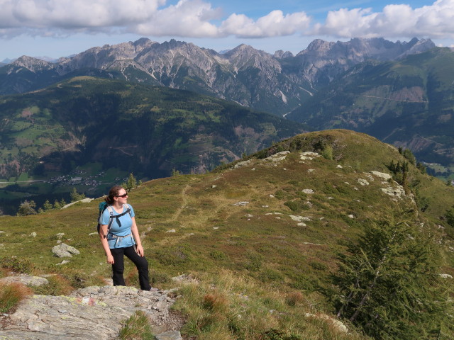 Sabine zwischen Grantl und Sonnstein