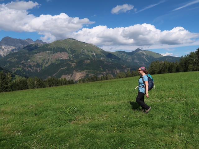 Sabine auf den Sterzer Hochwiesen