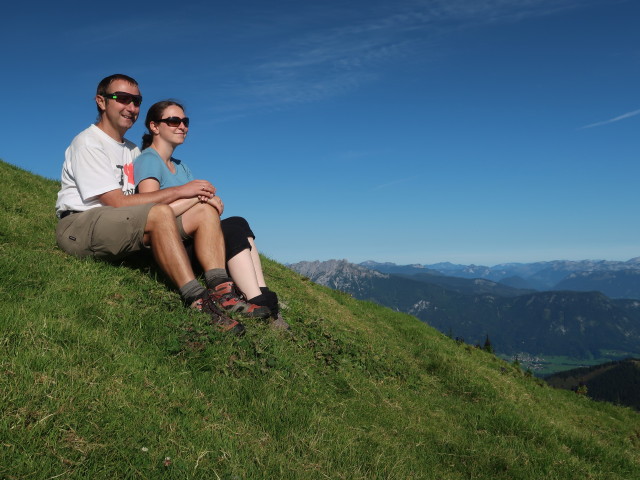Ich und Sabine am Gumpeneck, 2.226 m (5. Sept.)