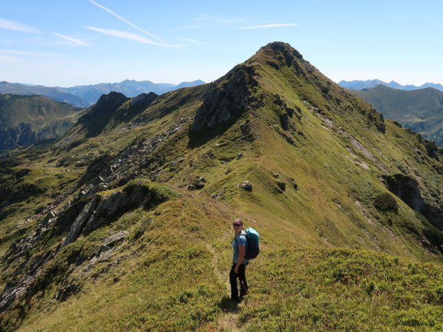 Sabine zwischen K&uuml;hofenspitz und Pl&ouml;schmitzzinken (5. Sept.)