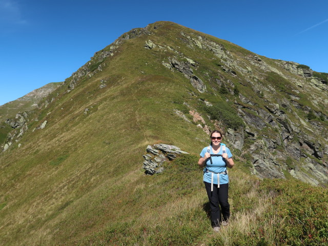 Sabine zwischen K&uuml;hofenspitz und Pl&ouml;schmitzzinken (5. Sept.)