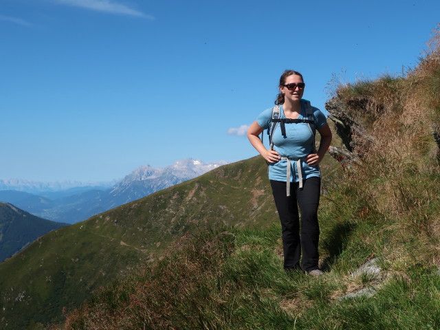 Sabine zwischen K&uuml;hofenspitz und Pl&ouml;schmitzzinken (5. Sept.)