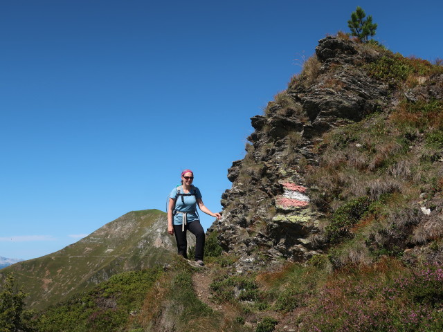 Sabine zwischen K&uuml;hofenspitz und Pl&ouml;schmitzzinken (5. Sept.)
