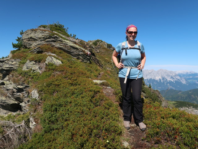 Sabine zwischen K&uuml;hofenspitz und Pl&ouml;schmitzzinken (5. Sept.)