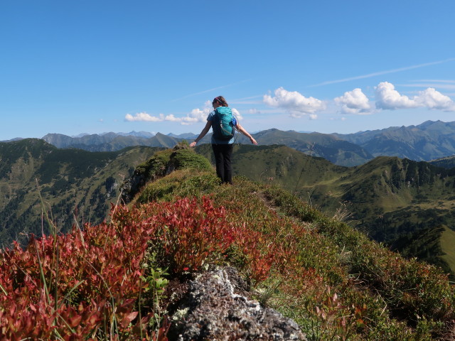 Sabine zwischen Hangofen und L&auml;mmert&ouml;rlkopf (5. Sept.)