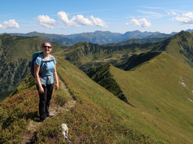 Sabine zwischen Hangofen und L&auml;mmert&ouml;rlkopf (5. Sept.)