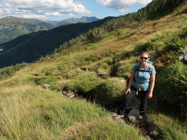 Sabine zwischen L&auml;mmert&ouml;rl und Schusterboden (5. Sept.)