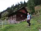 Sabine zwischen Schönwetterhütte und Gamperlstein (5. Sept.)