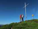 Ich und Sabine am Gumpeneck, 2.226 m (5. Sept.)