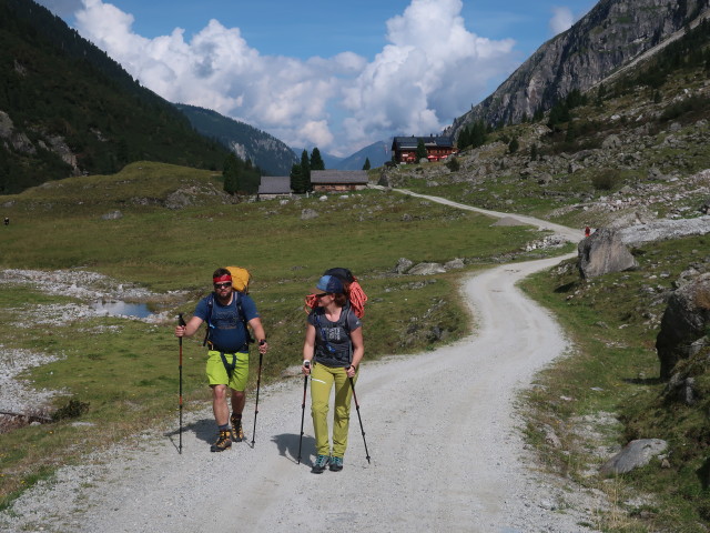 Stefan und Romana zwischen Aschamalm und Obersulzbachh&uuml;tte (11. Sept.)