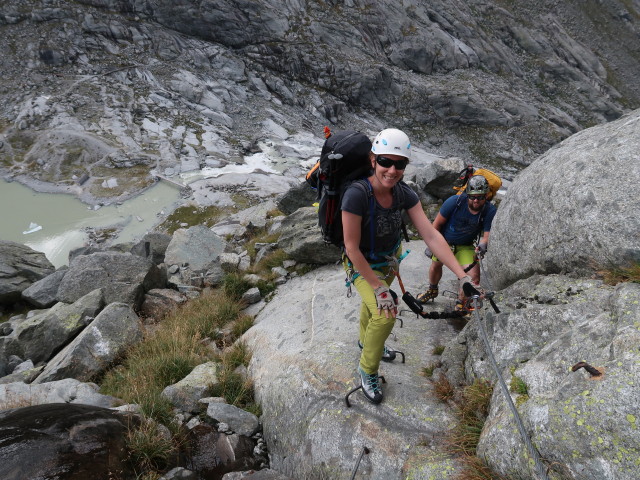 K&uuml;rsinger-Klettersteig: Romana und Stefan (11. Sept.)