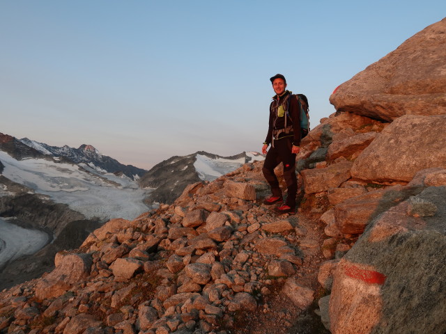 Christian zwischen Kürsingerhütte und Keeskogel (13. Sept.)