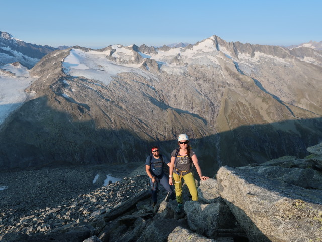Stefan und Romana zwischen K&uuml;rsingerh&uuml;tte und Keeskogel (13. Sept.)