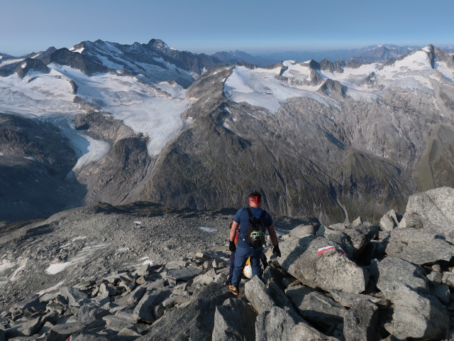 Stefan zwischen Keeskogel und K&uuml;rsingerh&uuml;tte (13. Sept.)