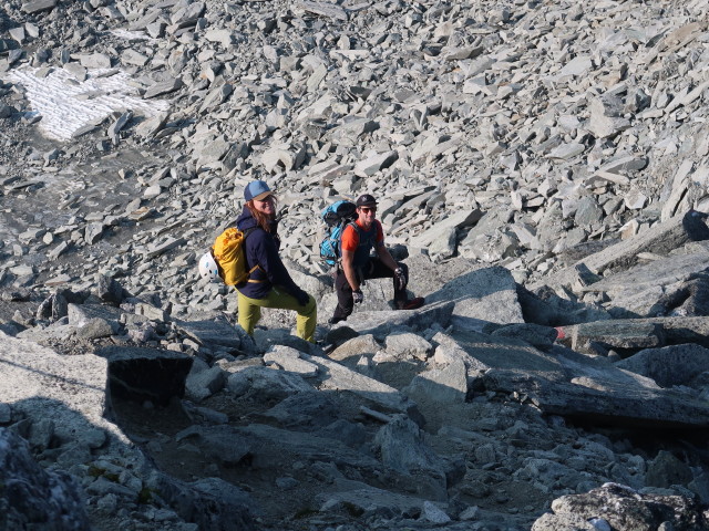 Romana und Christian zwischen Keeskogel und K&uuml;rsingerh&uuml;tte (13. Sept.)