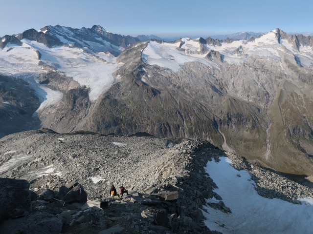 Romana und Christian zwischen Keeskogel und K&uuml;rsingerh&uuml;tte (13. Sept.)