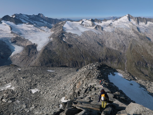 Christian und Romana zwischen Keeskogel und K&uuml;rsingerh&uuml;tte (13. Sept.)