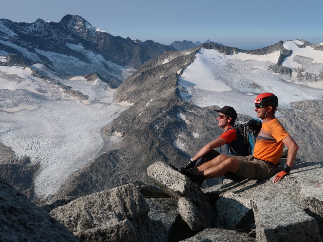 Christian und ich zwischen Keeskogel und Kürsingerhütte (13. Sept.)