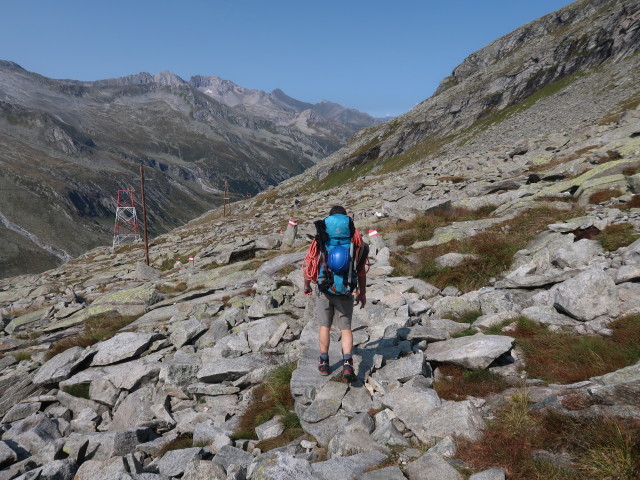 Christian zwischen Kürsingerhütte und Klamml (13. Sept.)