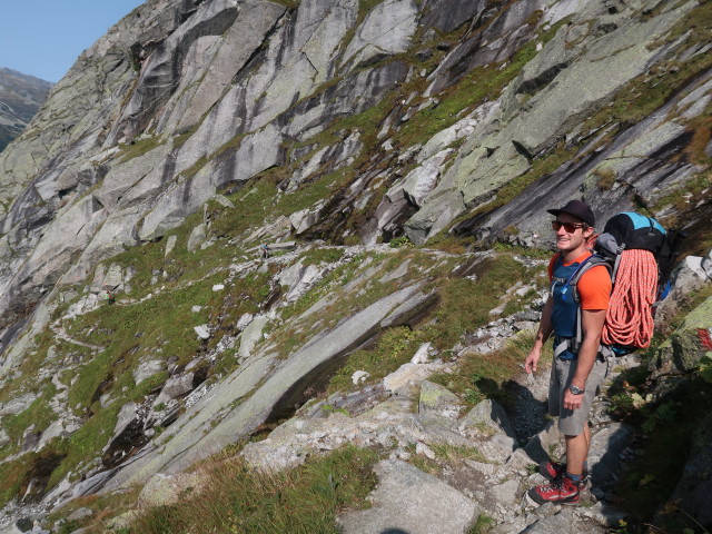 Christian zwischen K&uuml;rsingerh&uuml;tte und Klamml (13. Sept.)