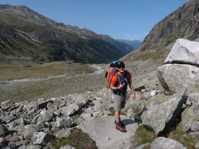 Christian zwischen Klamml und Oberer Keesboden (13. Sept.)