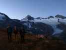 Stefan, Romana und Christian bei der Kürsingerhütte, 2.548 m (12. Sept.)