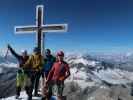 Romana, Christian, Stefan und ich am Großvenediger, 3.662 m (12. Sept.)