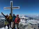 Romana, Christian, Stefan und ich am Großvenediger, 3.662 m (12. Sept.)