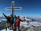 Romana, Christian, Stefan und ich am Großvenediger, 3.662 m (12. Sept.)