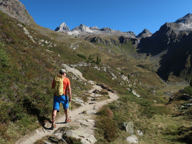 Axel am Weg 502 zwischen Berliner H&uuml;tte und Feldkar