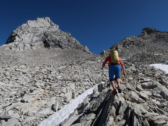 Axel zwischen Weg 502 und Zsigmondyspitze-S&uuml;dgrat