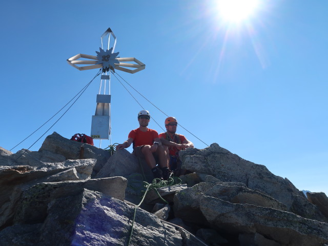 Ich und Axel auf der Zsigmondyspitze, 3.089 m