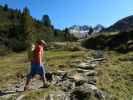 Axel am Weg 523 zwischen Alpenrose-Hütte und Berliner Hütte