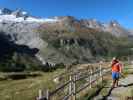 Axel am Weg 523 zwischen Alpenrose-Hütte und Berliner Hütte