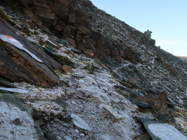Weg 135 zwischen Westerfr&ouml;lkekogel und Vorderem Gei&szlig;lkopf (20. Sept.)