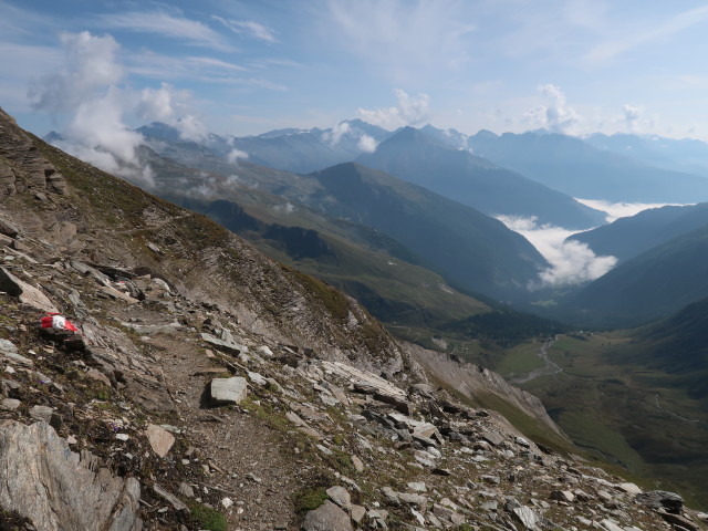 Hagener Weg zwischen Feldseescharte und Hagener H&uuml;tte (20. Sept.)