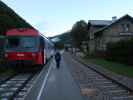 Sabine im Bahnhof Schrambach, 384 m