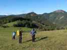 Eva-Maria, Eric und Sabine zwischen Ratzeneck und Am Himmel