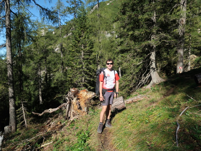 Ronald zwischen Sulzaustube und Rinnkogel