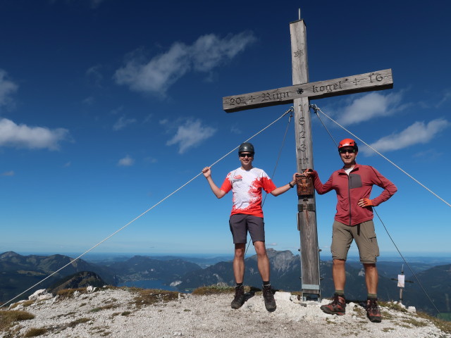 Ronald und ich am Rinnkogel, 1.823 m