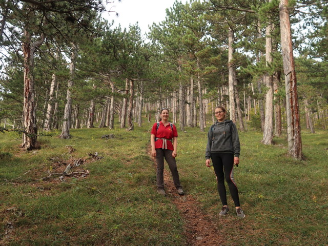 Sabine und Kathrin zwischen Gösing und Warmer Lucken