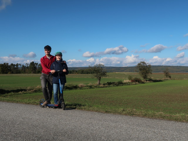 Ich und Sabine zwischen Mahrersdorf und Altenburg