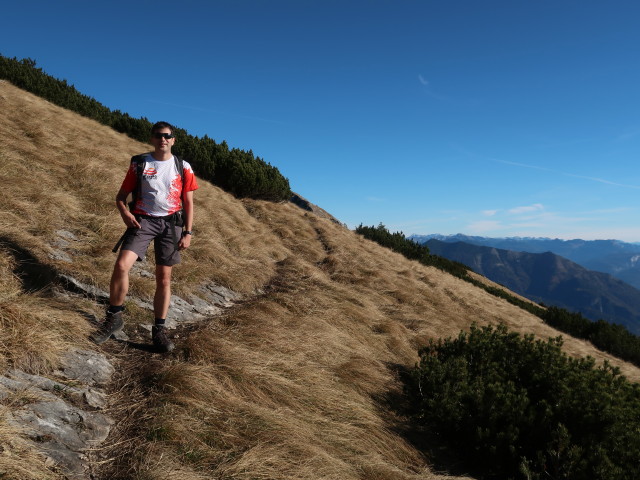 Ronald zwischen Purtschellersteig und Spinnerin