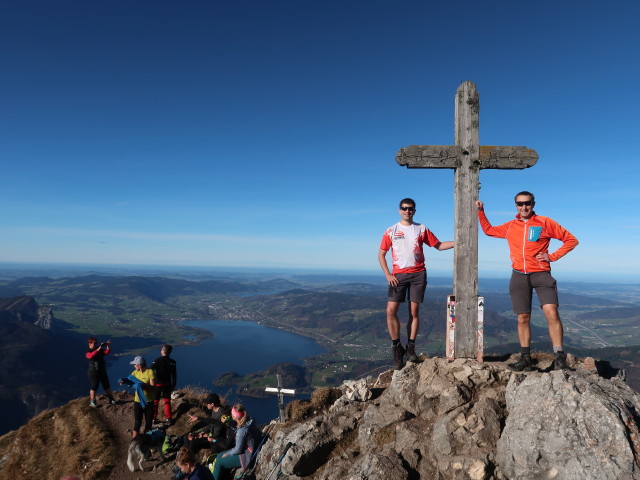 Ronald und ich am Vorgipfel des Schafbergs
