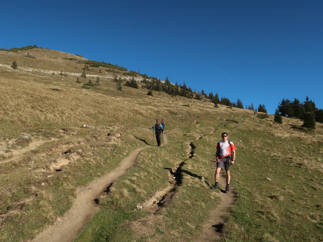 Ronald zwischen Himmelspforte und Bahnhof Schafbergalpe, 1.363 m