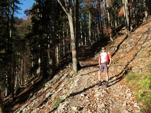 Ronald zwischen Schafbergalm und Dorneralm